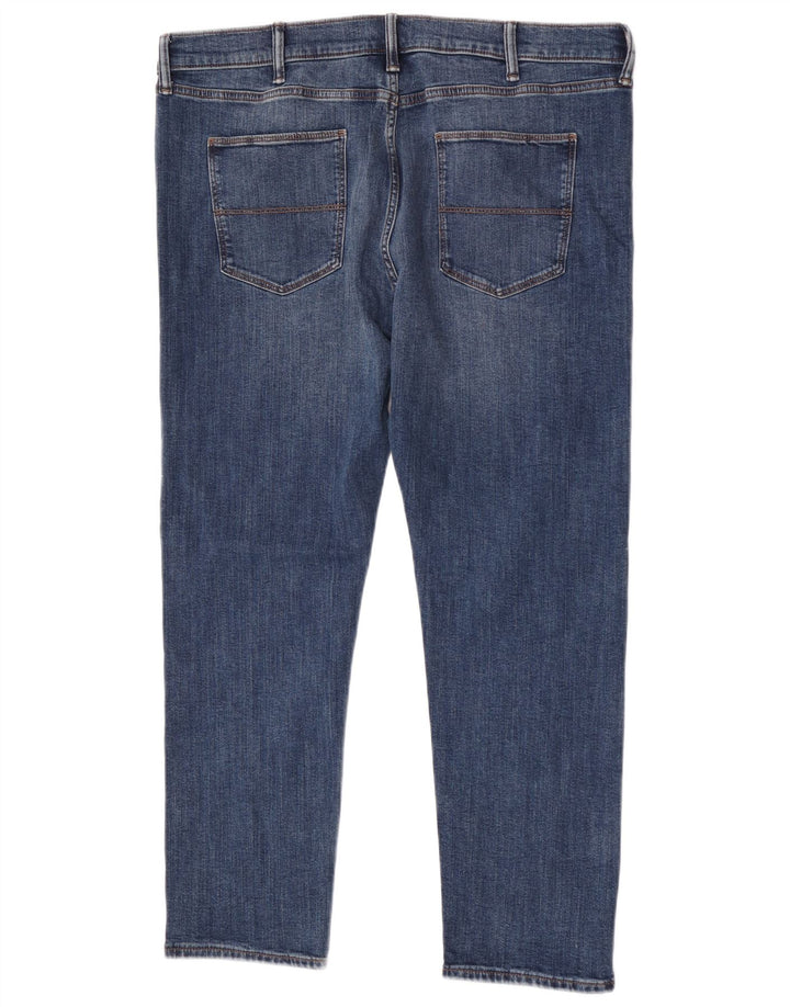 Marks & Spencer Herren Slim Jeans W38 L29 Blaue Baumwolle