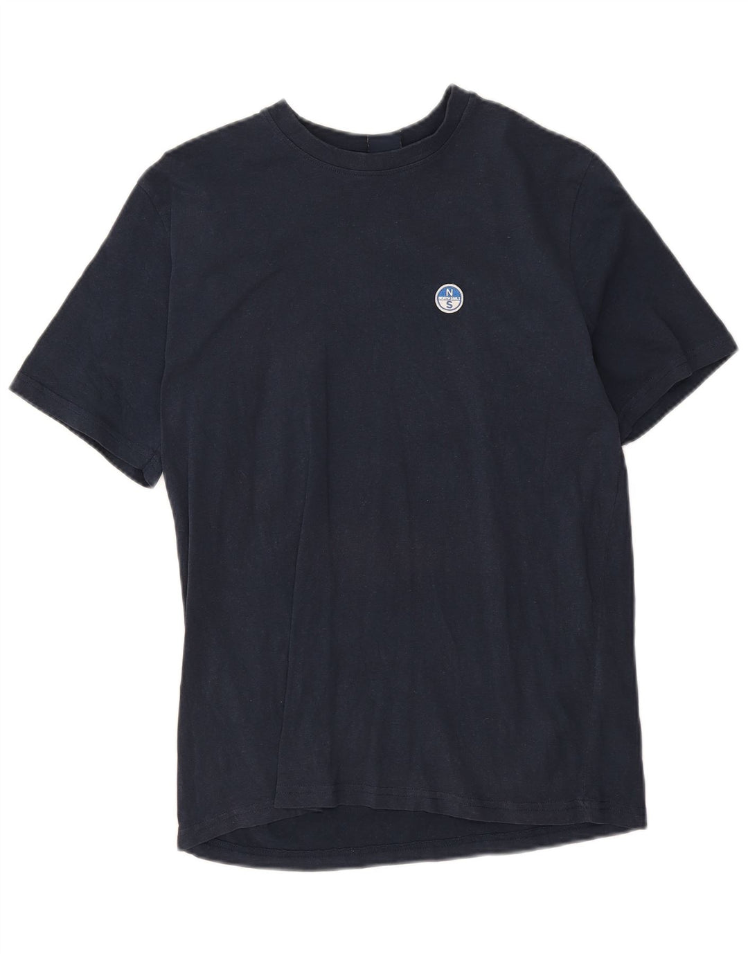 North Sails Herren T-Shirt Top Small Marineblau Baumwolle