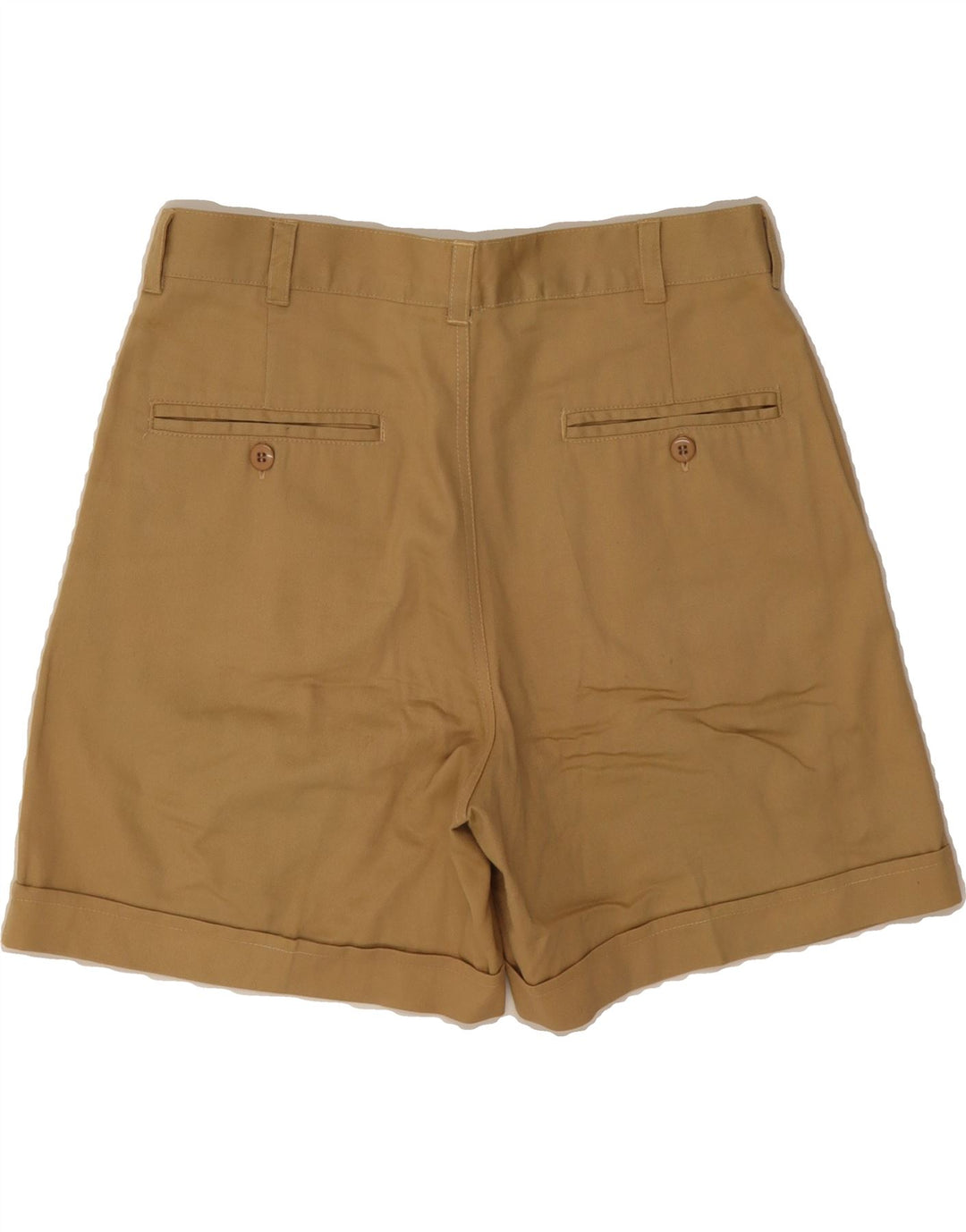 LEADER Womens Pegged Chino Shorts IT 46 Large W30  Beige Cotton Vintage Leader and Second-Hand Leader from Messina Hembry 