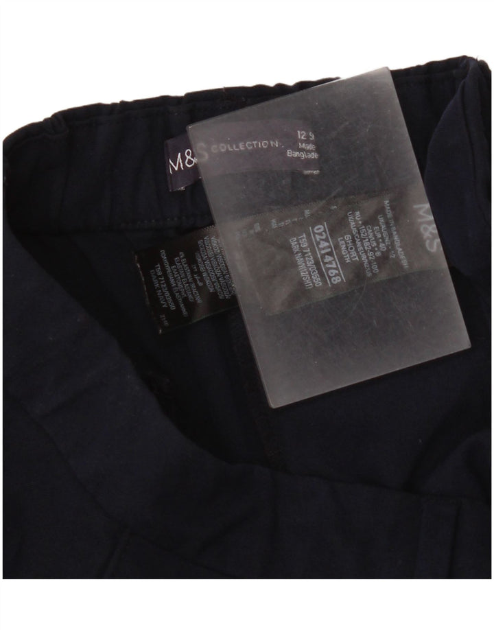 Marks & Spencer Damen Anzughose UK 12 Medium W30 L28 Marineblau