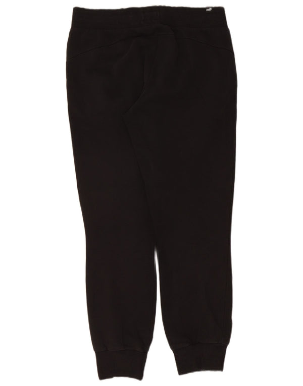 Puma Womens Tracksuit Trousers Joggers UK 14 Medium  Black Cotton