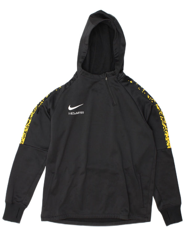 Nike Dri Fit Graphic Kapuzenpullover für Jungen, 13–14 Jahre, XL, graues Polyester