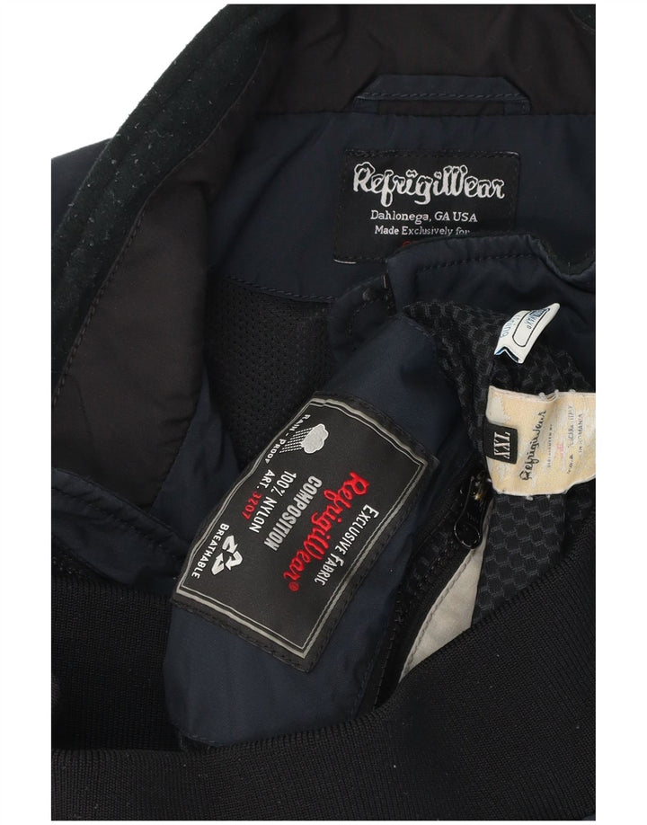 Refrigiwear Herren Bomberjacke UK 44 2XL Marineblaues Nylon