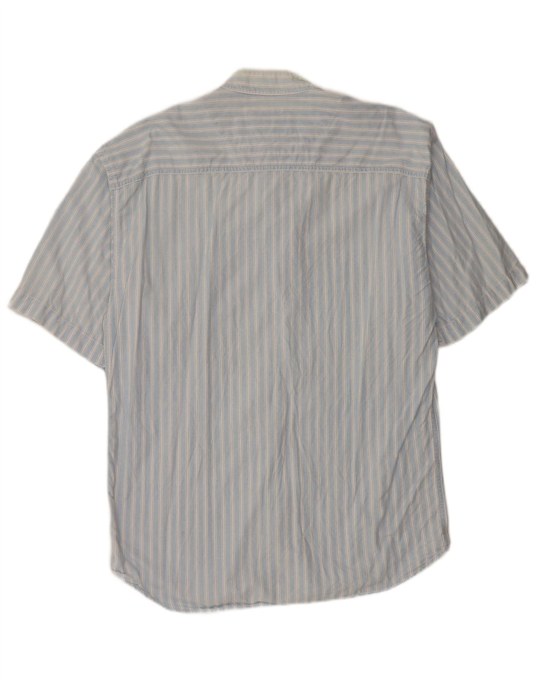 Levi's Herren-Kurzarmhemd, groß, blau gestreift, Baumwolle