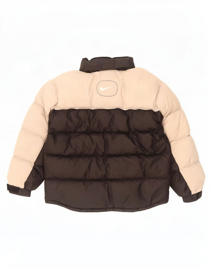 Nike Wattierte Jacke für Jungen, 13–14 Jahre, XL, Schwarz, Colourblock-Polyester