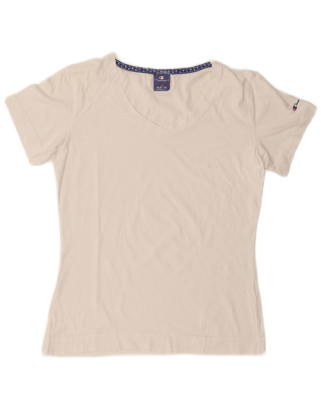 CHAMPION Damen T-Shirt Top UK 18 XL Weiß