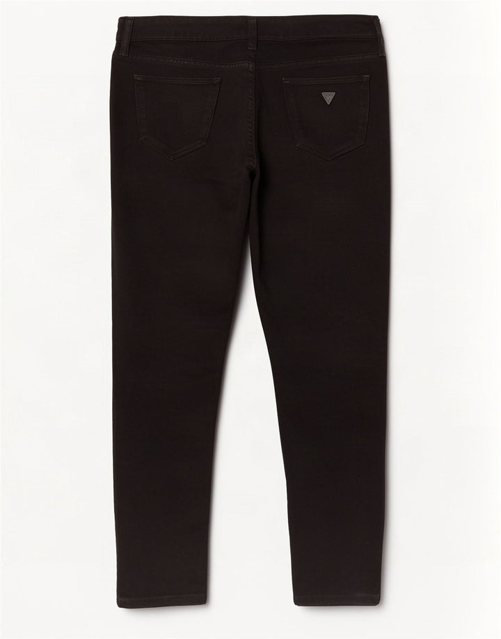 Guess Damen Super Low Skinny Jeans W24 L27 Schwarz