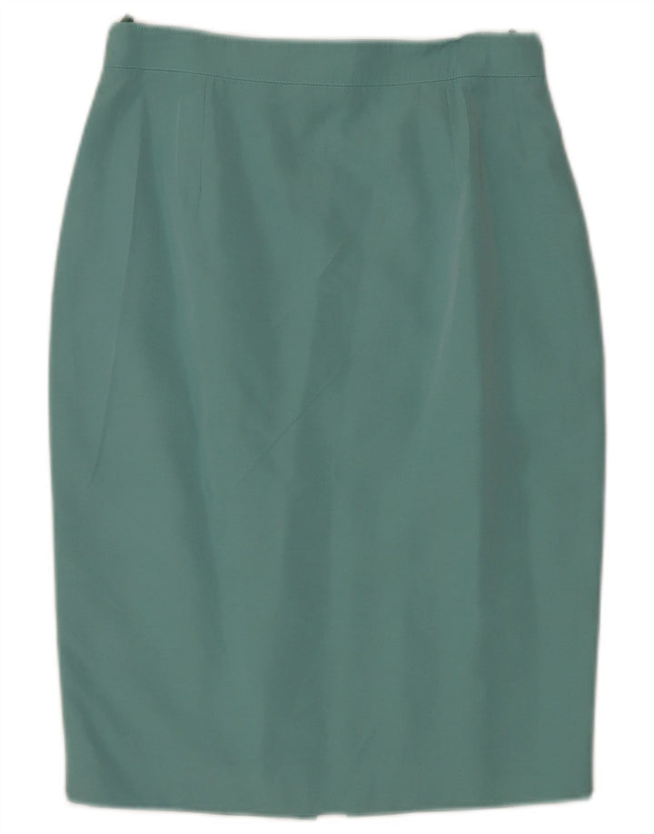 MARLY'S Damen Bleistiftrock IT 44 Medium W28 Türkis Polyester