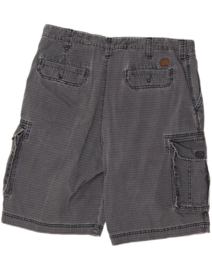 IZOD Mens Cargo Shorts W38 XL Navy Blue Cotton Vintage Izod and Second-Hand Izod from Messina Hembry 