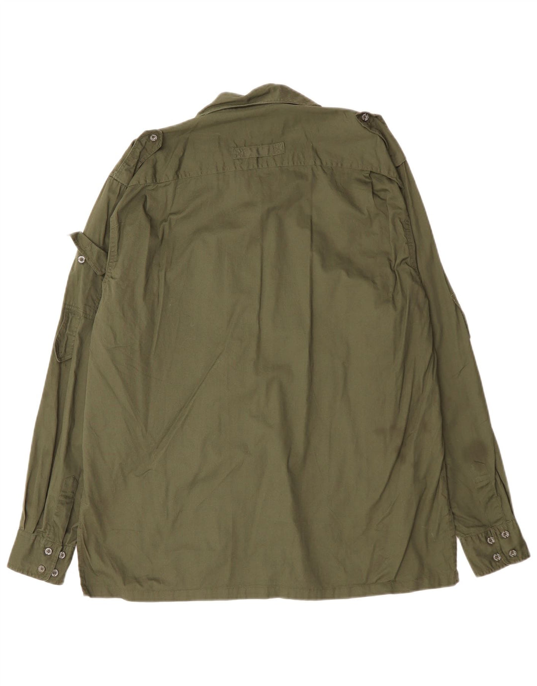 PATTON Herren Militärhemd XL Khaki Baumwolle