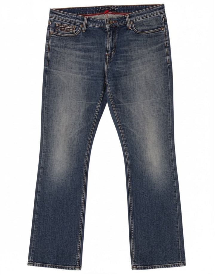 Tommy Hilfiger Damen Straight Jeans W32 L30 Blaue Baumwolle