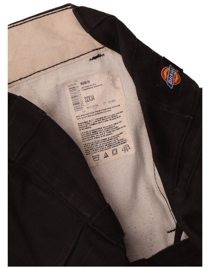 Dickies Gerade Herren-Chinohose W32 L34 Braunes Polyester