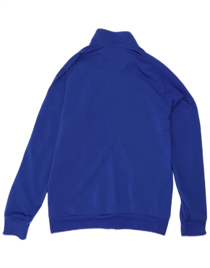 Adidas Jungen Trainingsanzug Top Jacke 13-14 Jahre Blaues Polyester