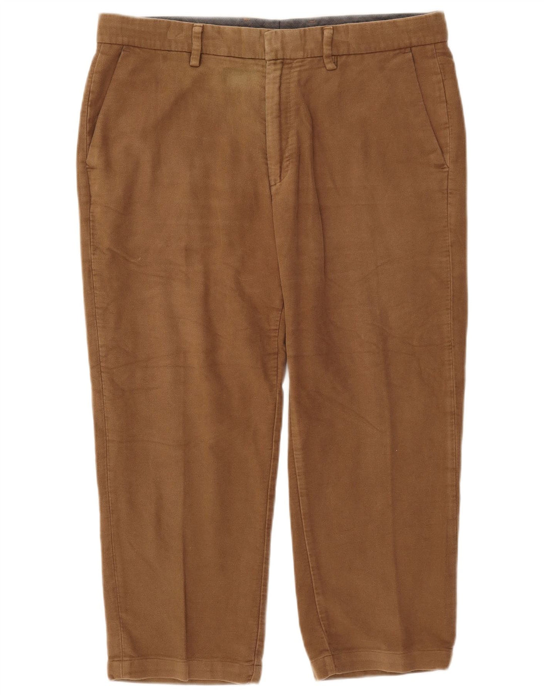 Marks & Spencer Herren-Caprihose, normal, W36, L23, Beige, Baumwolle