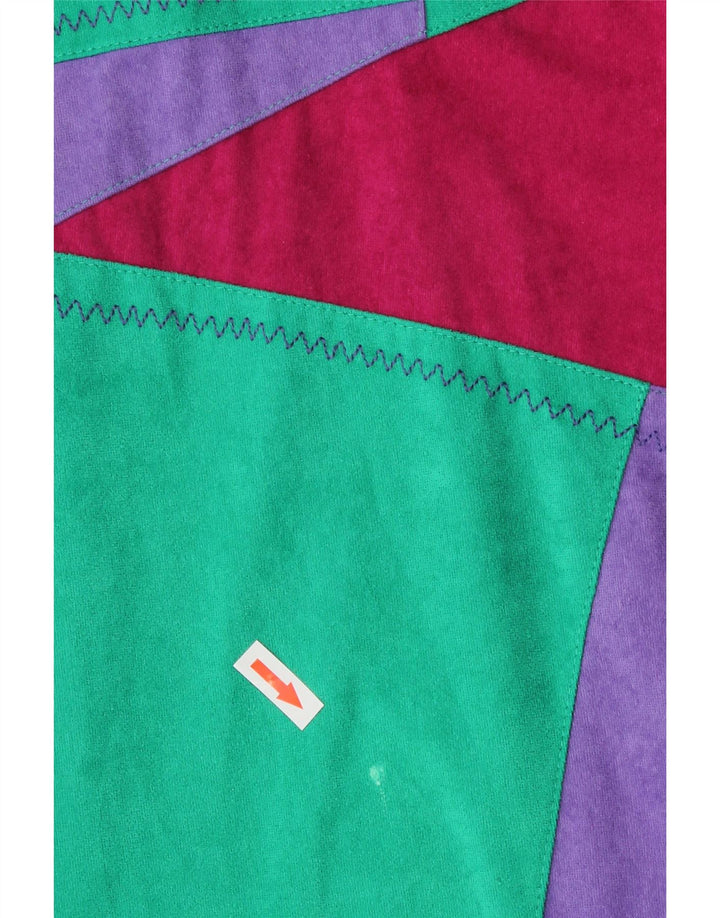 Lotto Damen-Trainingsanzug, Oberteil, Jacke, XL, mehrfarbig, Farbblock-Retro