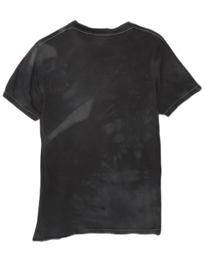Levi's Herren-T-Shirt mit Grafik, Größe S, graue Batik-Baumwolle