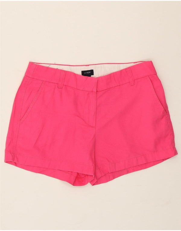 J. CREW Damen Chinoshorts US 4 Small W31 Rosa Baumwolle