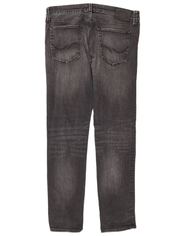 Jack & Jones Herren GLENN Slim Jeans W34 L32 Graue Baumwolle