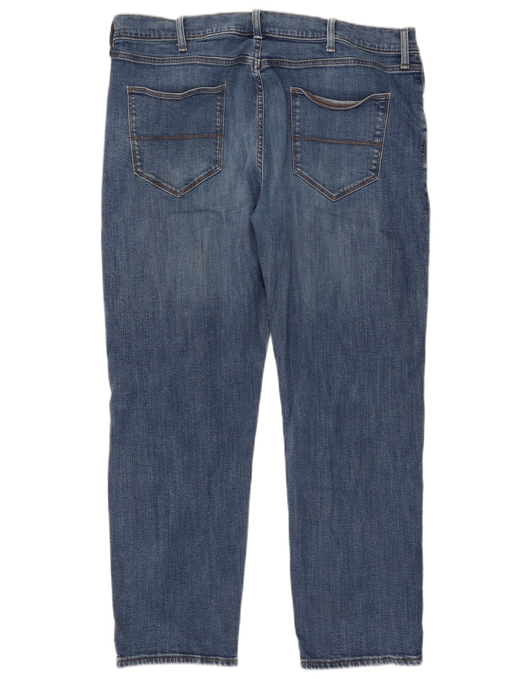Marks & Spencer Herren Straight Jeans W40 L29 Blaue Baumwolle