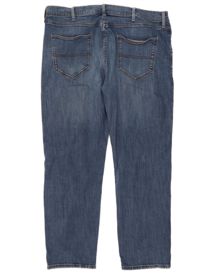 Marks & Spencer Herren Straight Jeans W40 L29 Blaue Baumwolle