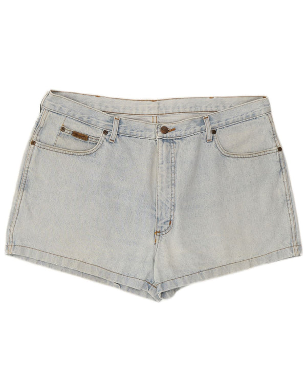 WRANGLER Damen Jeansshorts W40 2XL Blau Baumwolle Western