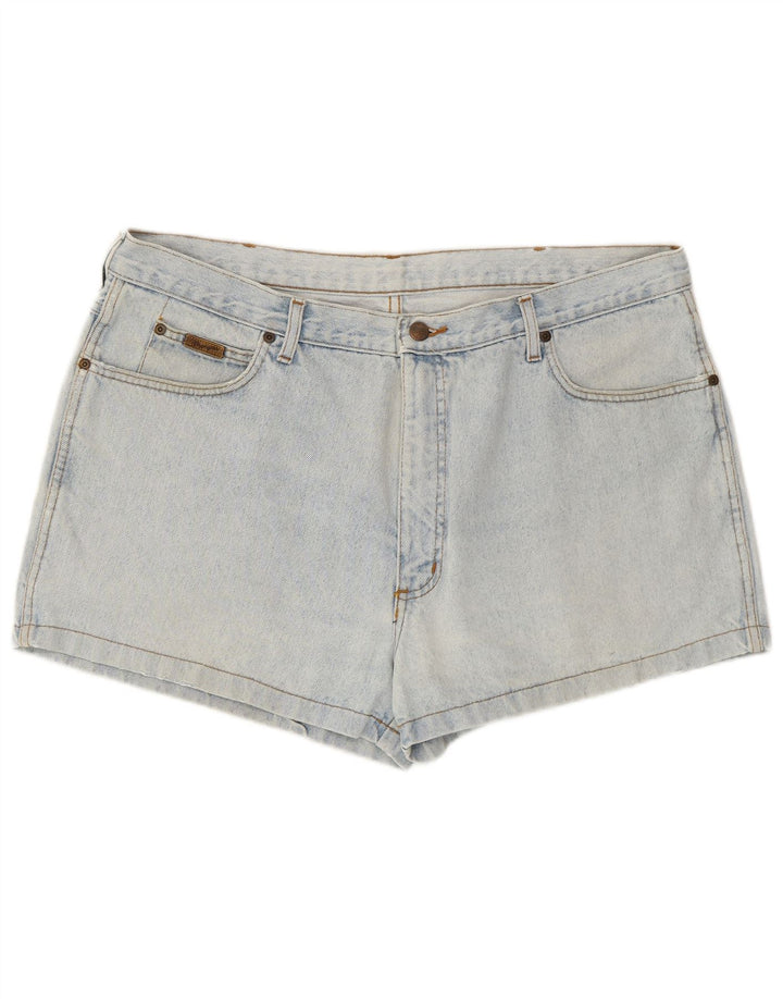 WRANGLER Damen Jeansshorts W40 2XL Blau Baumwolle Western
