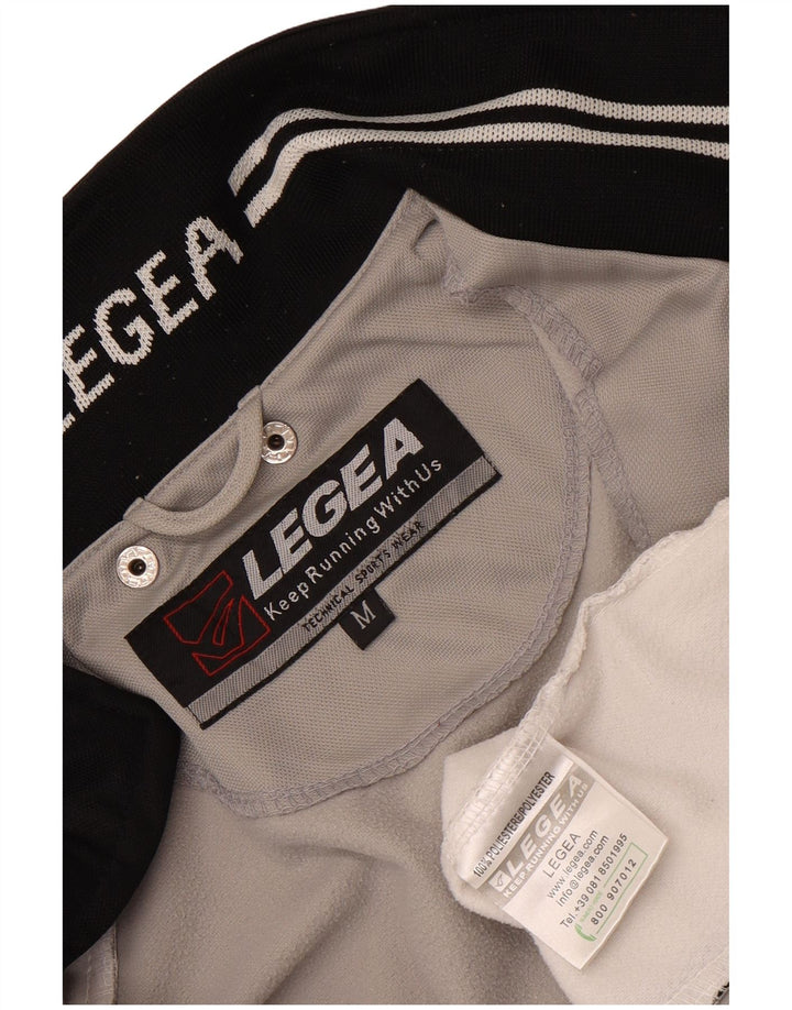 Legea Herren-Trainingsanzugoberteil mit Grafik, mittelgraues Farbblock-Polyester