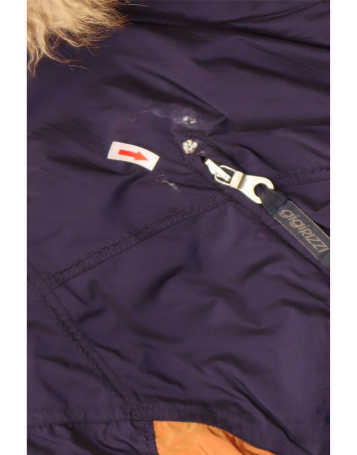 Gigi Rizzi Damen Windjacke IT 42 Medium Navy Blue Colourblock