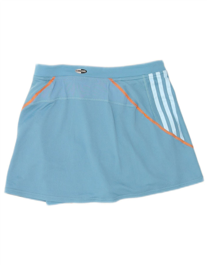 Adidas Damen Skort UK 10 Small Blau Polyester