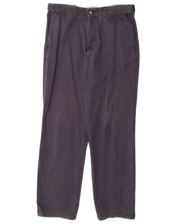 Marks & Spencer Herren-Chinohose, normal, W32, L31, Marineblau, Baumwolle