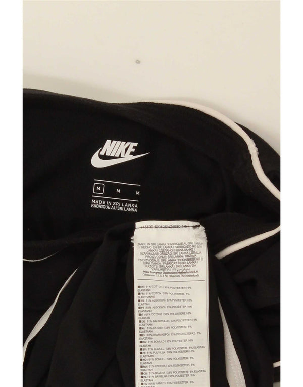 Nike Womens Graphic Bodysuit UK 12 Mittelschwarze Baumwolle