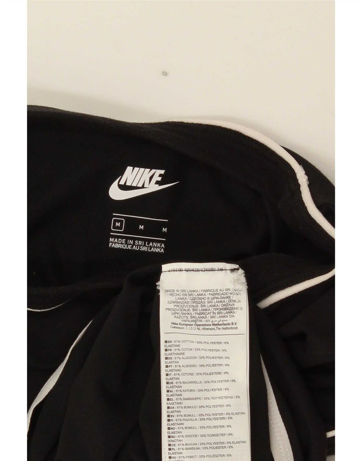 Nike Womens Graphic Bodysuit UK 12 Mittelschwarze Baumwolle
