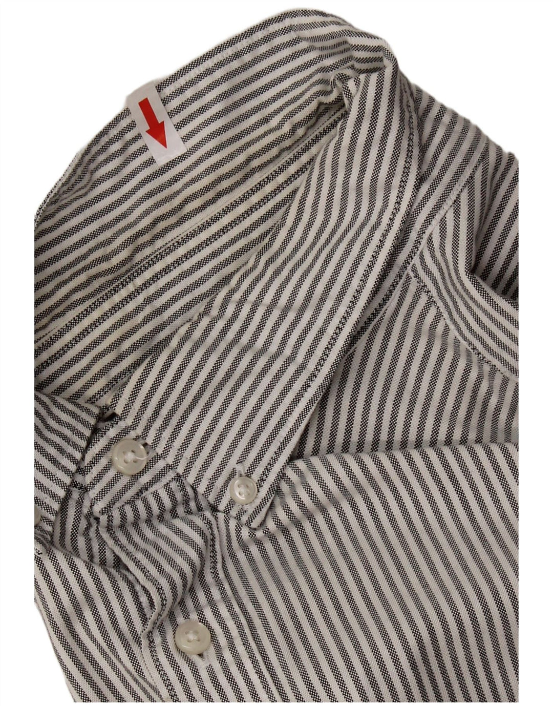 J. CREW Herren-Oxford-Slim-Fit-Hemd aus mittelgrauer Nadelstreifen-Baumwolle