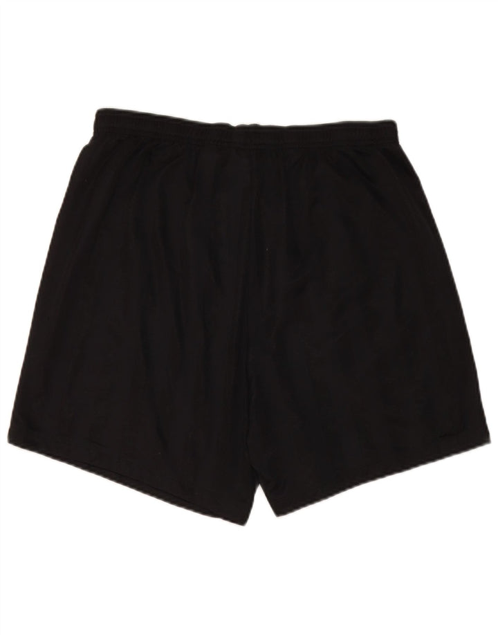 Nike Herren-Sportshorts, mittelgroß, schwarzes Nadelstreifen-Polyester