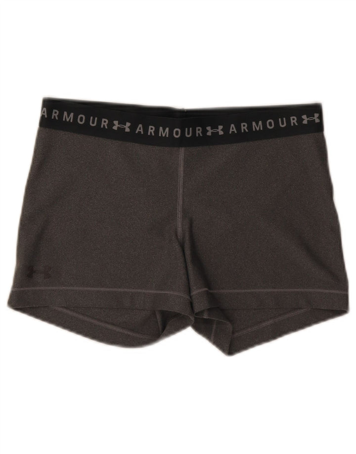 Under Armour Damen Graphic Sport Shorts UK 14 Mittelgrau