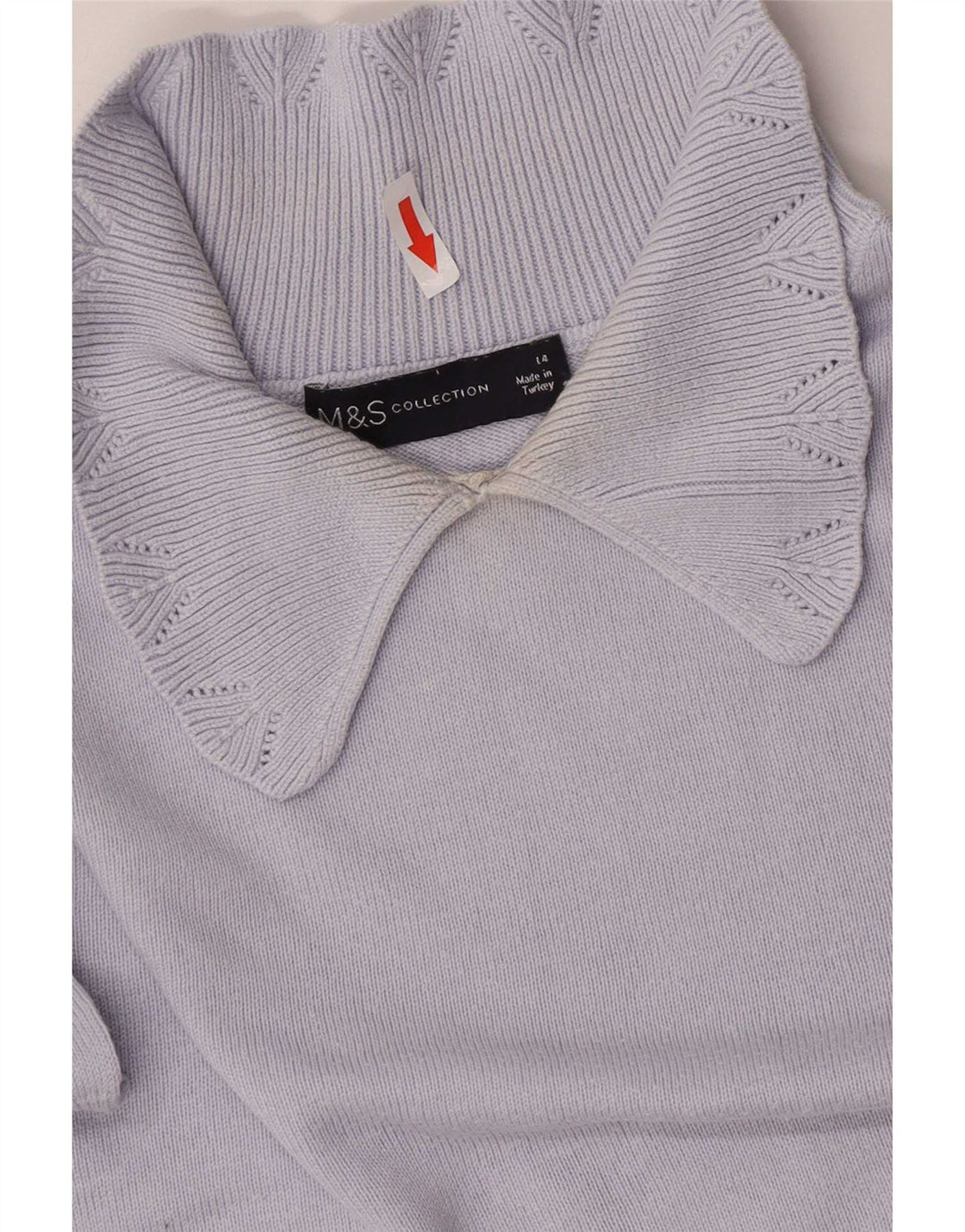 Marks & Spencer Damen-Pullover mit Rollkragen, Gr. 14, Blau
