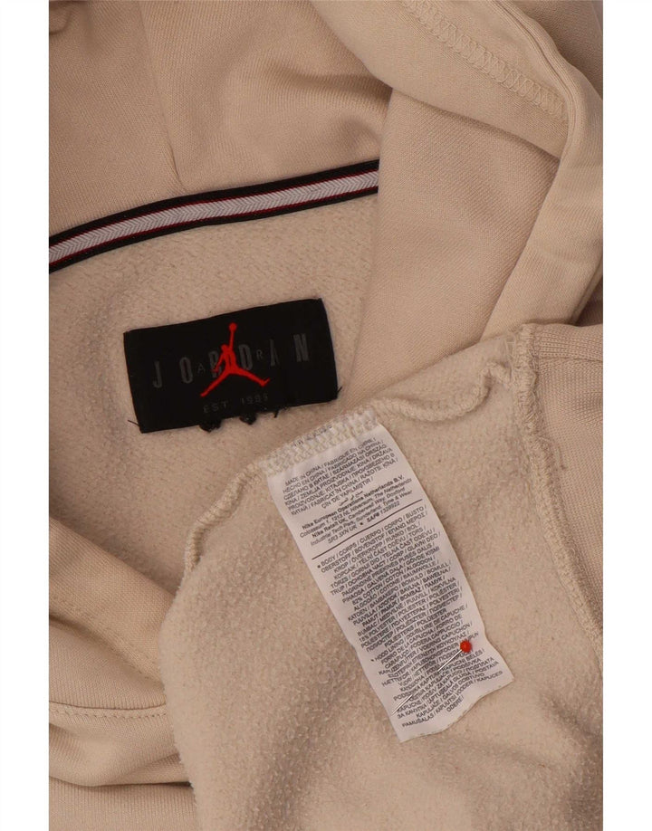 Jordan Herren-Kapuzenpullover, groß, beige Baumwolle