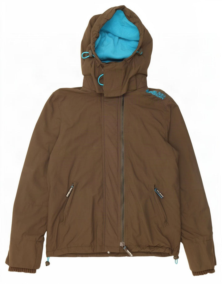 Superdry Damen Graphic Windjacke UK 14 Medium Khaki