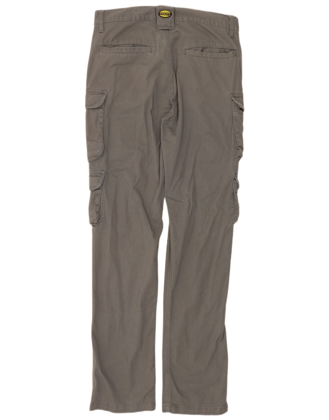 DIADORA Slim Cargo-Hose für Herren, W32, L34, graue Baumwolle