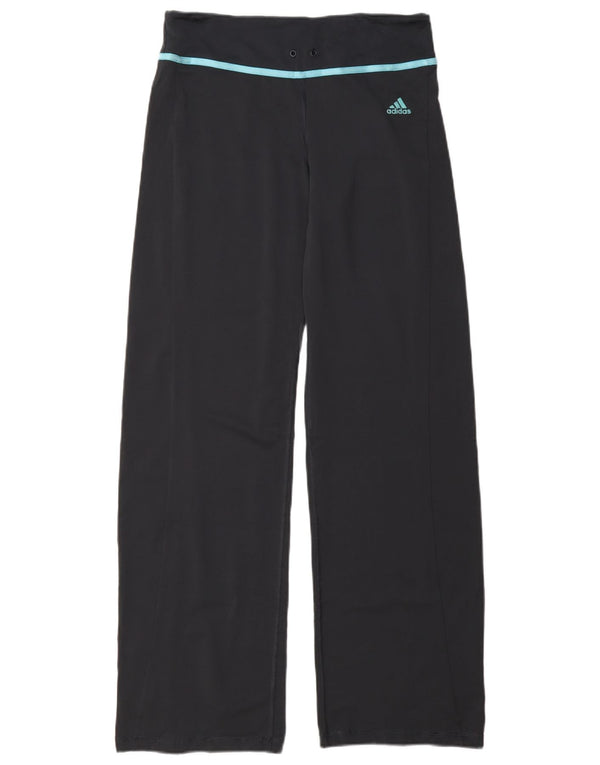 Adidas Damen-Trainingshose mit weitem Bein, UK 14, Größe L, Grau
