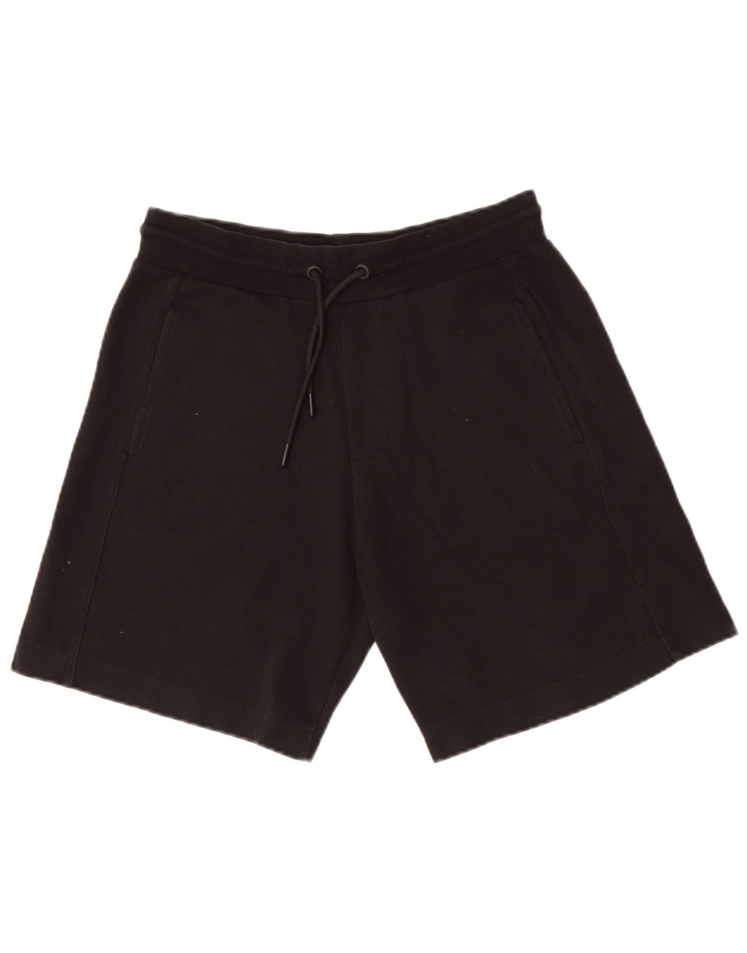 Zara Herren-Sportshorts, Größe S, schwarze Baumwolle