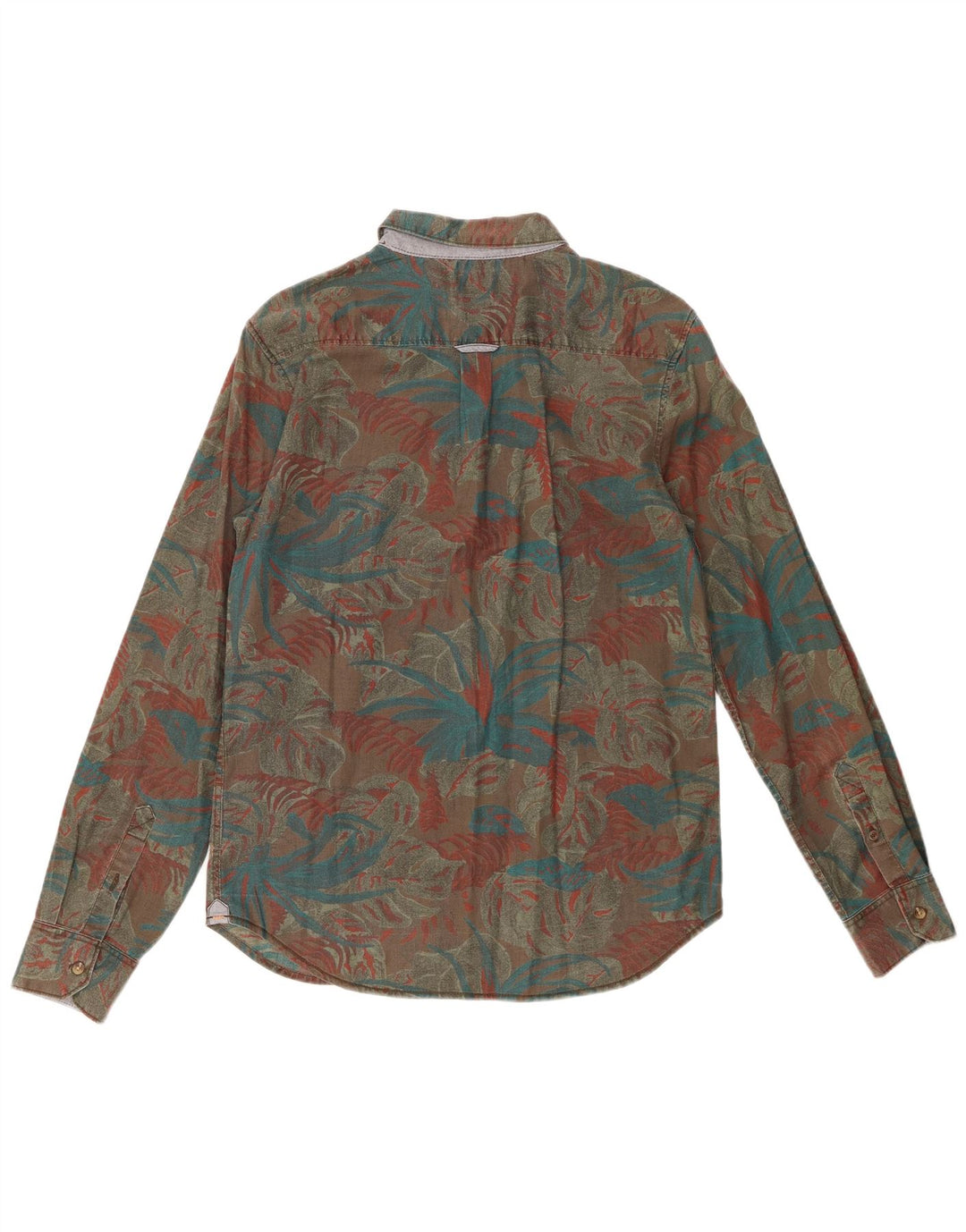 Vans Herren-Hemd mit abstraktem Muster, Größe S, Braun