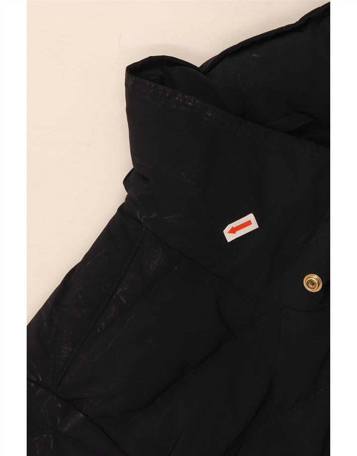 Woolrich Damen Wattierter Mantel UK 16 Large Marineblau Polyester
