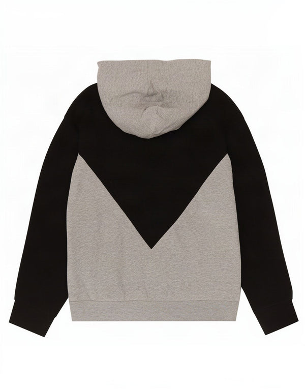Champion Damen Kapuzenpullover UK 14 Large Schwarz Colourblock
