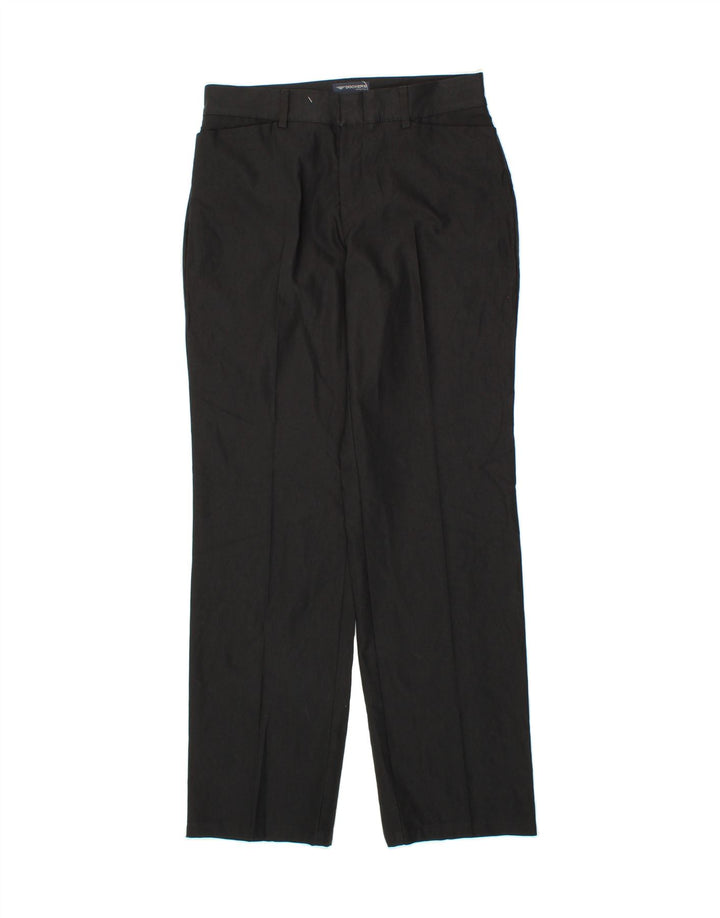DOCKERS Womens Straight Casual Trousers US 6 Medium W30 L31 Black Vintage Dockers and Second-Hand Dockers from Messina Hembry 