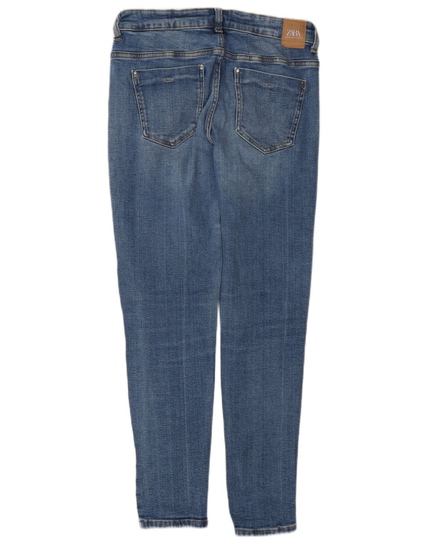 Zara Damen Skinny Jeans EU 40 Medium W30 L27 Blau