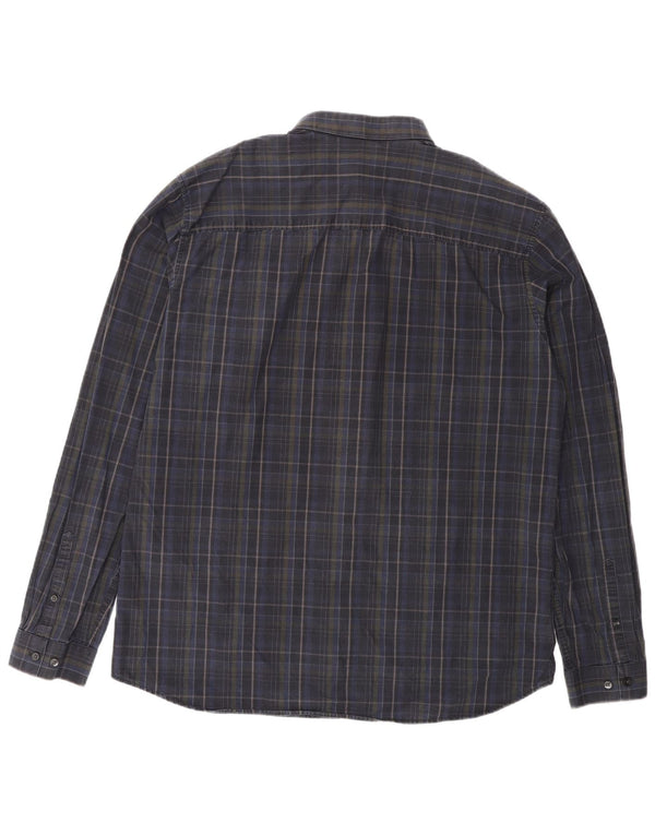Jack & Jones Herrenhemd XL, marineblau, kariert, Baumwolle