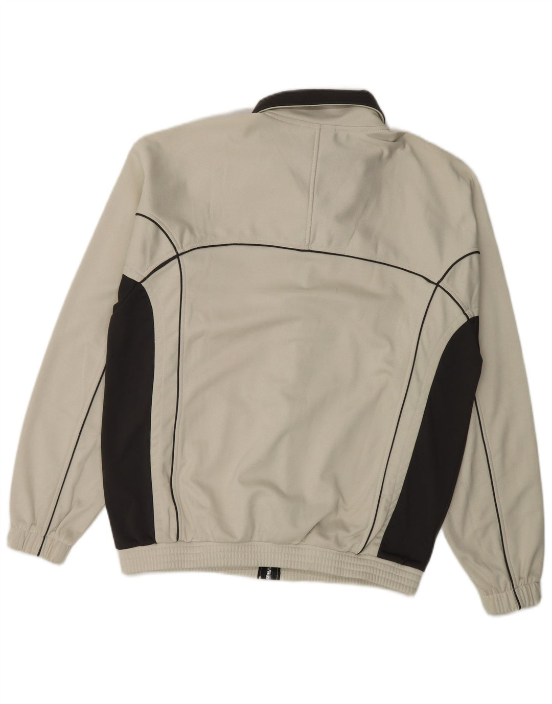 Asics Herren-Trainingsanzug-Oberteil, Jacke, klein, beige, Farbblock-Polyester