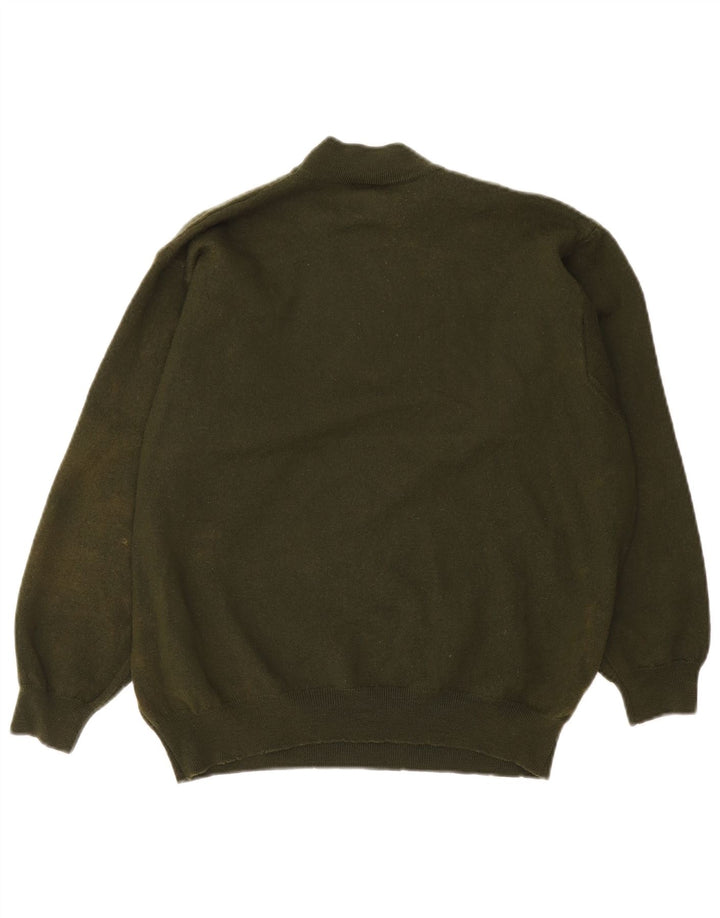 Stefanel Rollkragenpullover für Damen, Gr. 14, Khaki