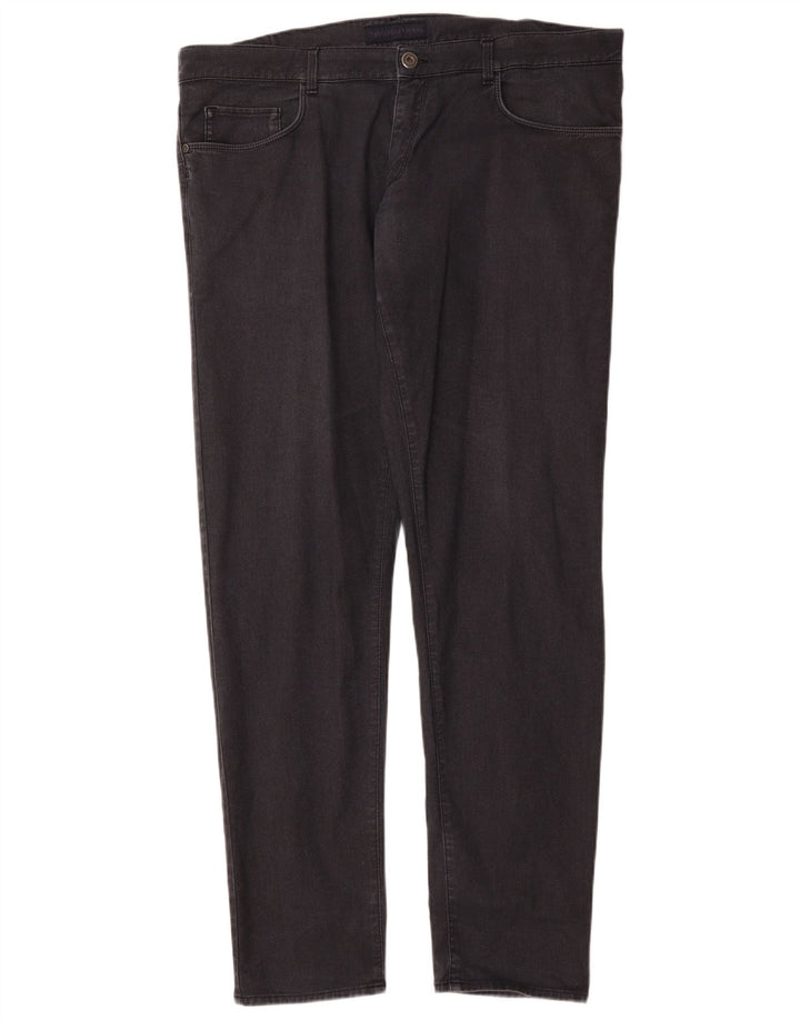 Trussardi Herren Slim Jeans W42 L35 Schwarze Baumwolle